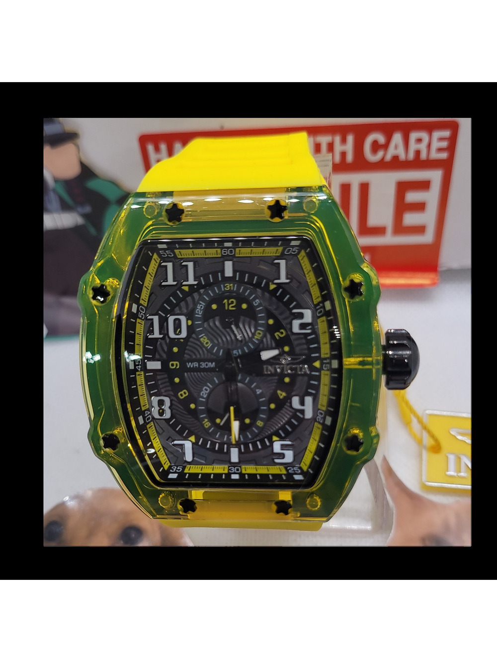 412 invicta S1 Racing Cyclone YELLOW 48.5mm